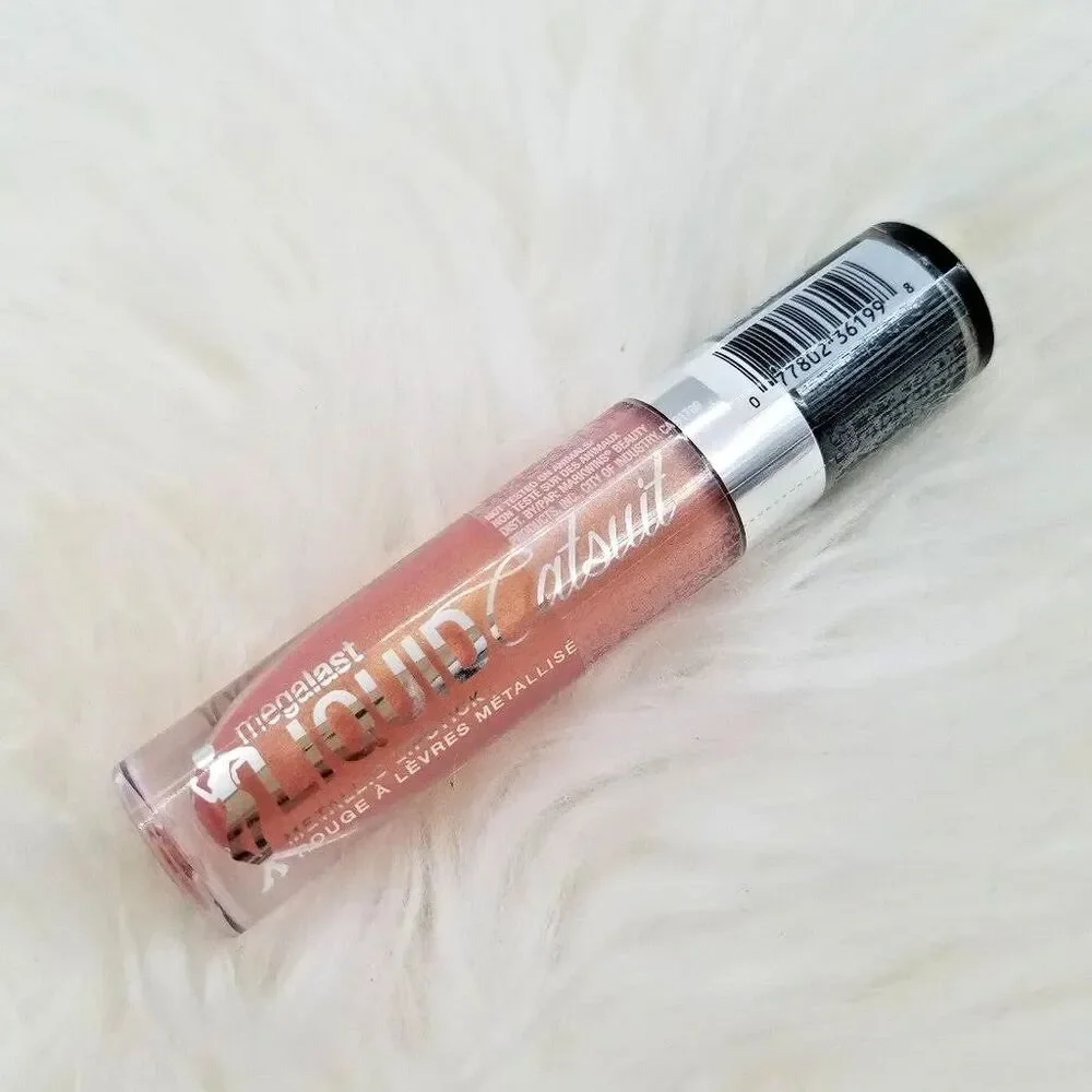 Wet n Wild MegaLast Liquid Catsuit Metallic Lipstick 938A Satin Sheets RARE